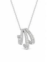 Collar Davite & Delucchi Mujer in Oro blanco Diamante CLN012167